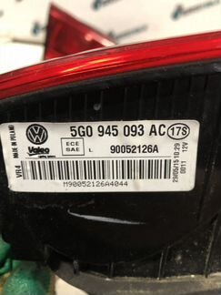 Фонарь Volkswagen Golf 7