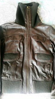 Куртка Mango кожа овечья