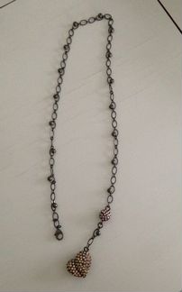 Колье Сердце со стразами сваровски