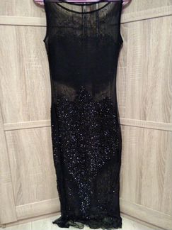 Платье вечернее с камнями