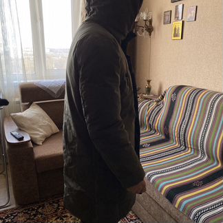 Мужская парка. L-size(приталенная)(зима)