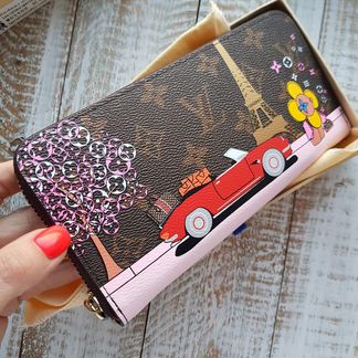 Новый женский кошелек из кожи Louis Vuitton Париж