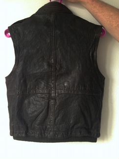 Жилет Topshop кожаный