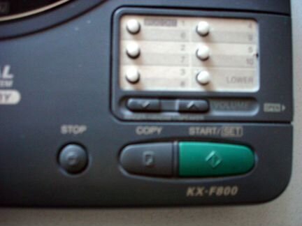 Факс телефон Panasonic KX-F800 автоответчик