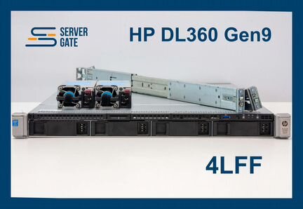 Сервер HP DL360 G9 4LFF 2x E5-2650v3 128 GB