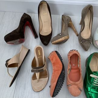 Louis Vuitton Valentino Louboutin D&G YSL туфли