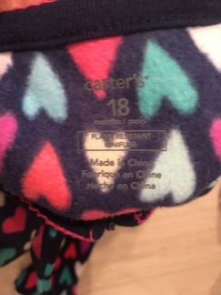 Carter’s комбинезон флисовый 18м