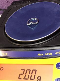 Золотое кольцо с бриллиантами 585 пробы РФ