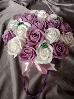 Букет из Мыльных Роз