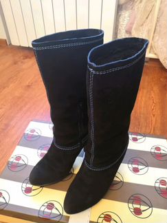 Зимние замшевые сапоги itaita, 37 размер