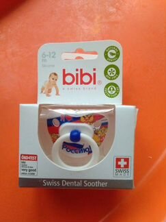 Пустышка bibi 6-12 мес