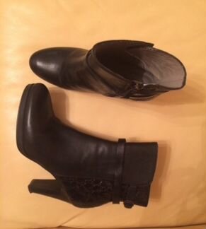 Ботильоны осенние чёрные