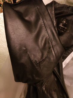 Куртка-пиджак, нат. черная кожа, р.48-50