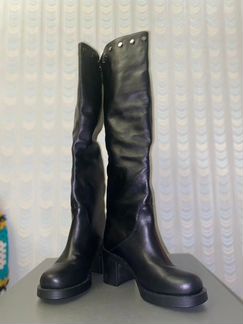 Зимняя кожаная обувь женская