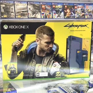 Xbox One X ограниченное издание Cyberpunk 2077 Нов