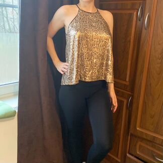 Топ Zara с пайетками