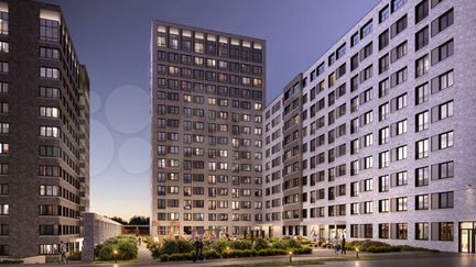2-к апартаменты, 61.8 м², 3/9 эт.