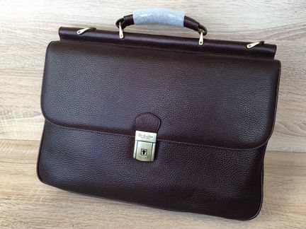 Портфель мужской из натуральной кожи