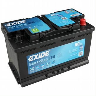 Аккумулятор Exide EFB Start-Stop EL800 80 Ач 720А
