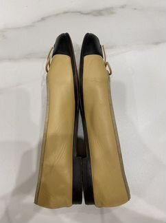 Балетки chanel 38.5 бежевый цвет, оригинал