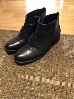 Ботинки кожаные Италия