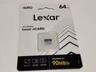 Lexar nCard, высокоскоростная Nano-карта на 64 гб