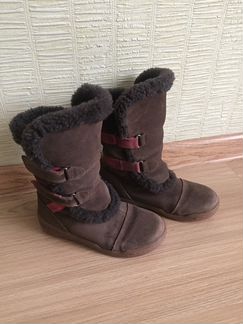 Сапоги детские на овчине Ecco 30 р-р