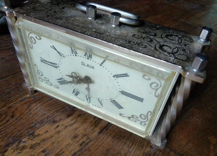 Настольные часы Slava Антиквариат