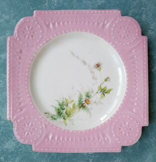 Две квадратные тарелочки, Гарднер, конец XIX века