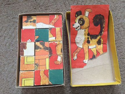 Кубики СССР «Песенка друзей» 1988 г