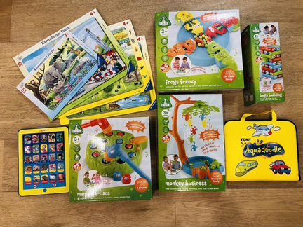 Игры и пазлы детские пакетом 3+