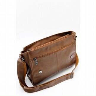 Three-Box сумка через плечо светло-корич