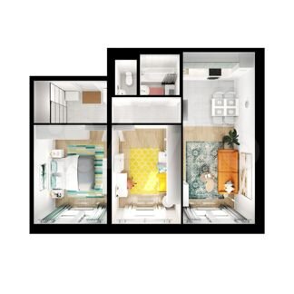 2-к квартира, 61 м², 2/15 эт.