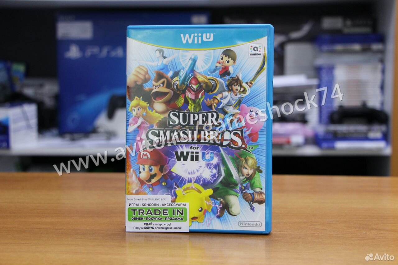 83512003625  Super Smash Bros - Wii U Б.У (Обмен) 