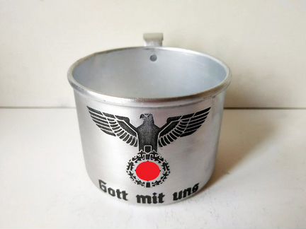 Солдатская кружка Вермахт «Gott mit uns» Рейх