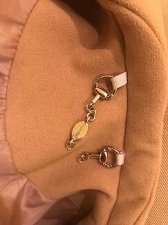 Бежевое осенне пальто в стиле MaxMara, 42р