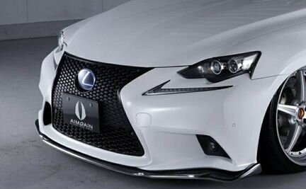 Сплитер переднего бампера lexus is250 f sport