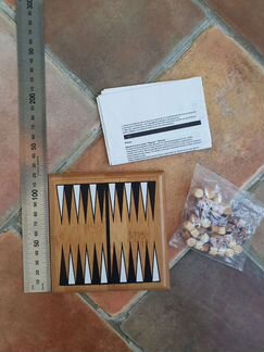 Нарды мини бамбуковые