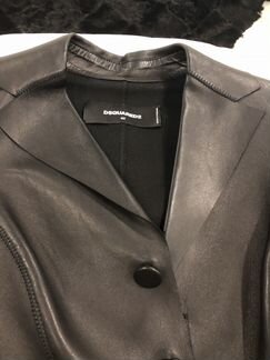 Куртка жакет из кожи Dsquared2 оригинал