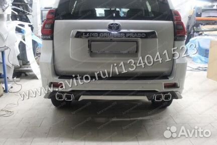 Обвес prado 150 modellista белый перламутр