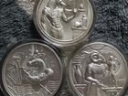 Коллекция серебряных монет и раундов