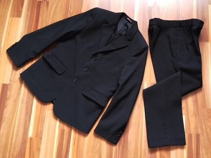 Новый Костюм Школьная Форма Пиджак Брюки Двойка