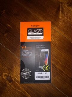 iPhone 8 Plus Защитное стекло Spigen 2шт
