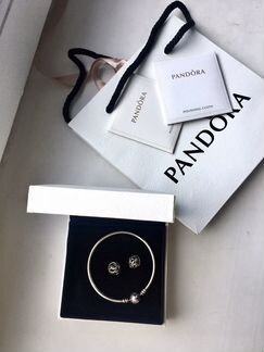 Браслет Pandora с шармами оригинал