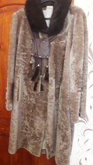 Шуба из мутона 56 размер