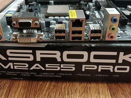 Материнская плата Asrock FM2A55 PRO+