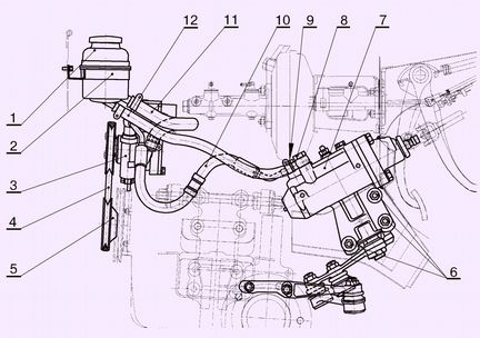 Комплект гидроусилителя руля 21213 полный