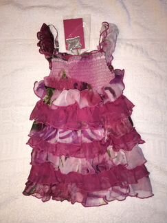 Абсолютно новое Итальянское Платье fun fun 2-3 год