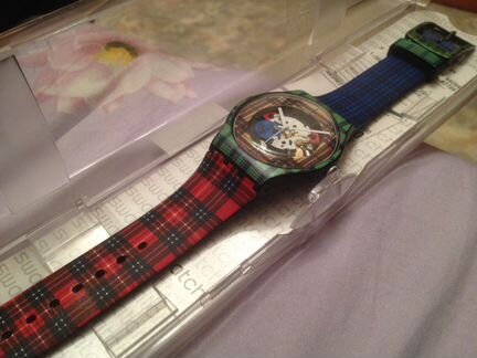 Слепые часы Swatch