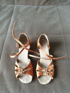 Туфли для бальных танцев б/у, размер 20.5